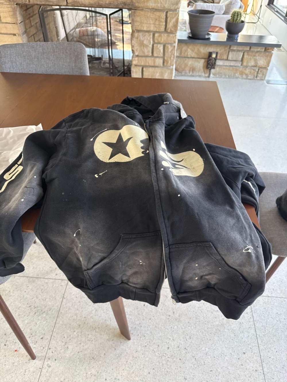 Hellstar Studios Zip-Up Hoodie